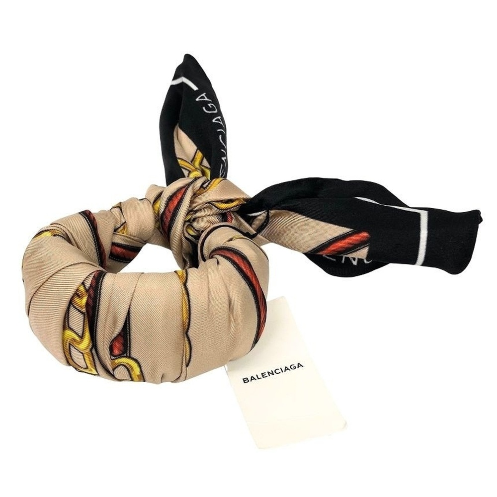 BALENCIAGA Cream Silk Bracelet